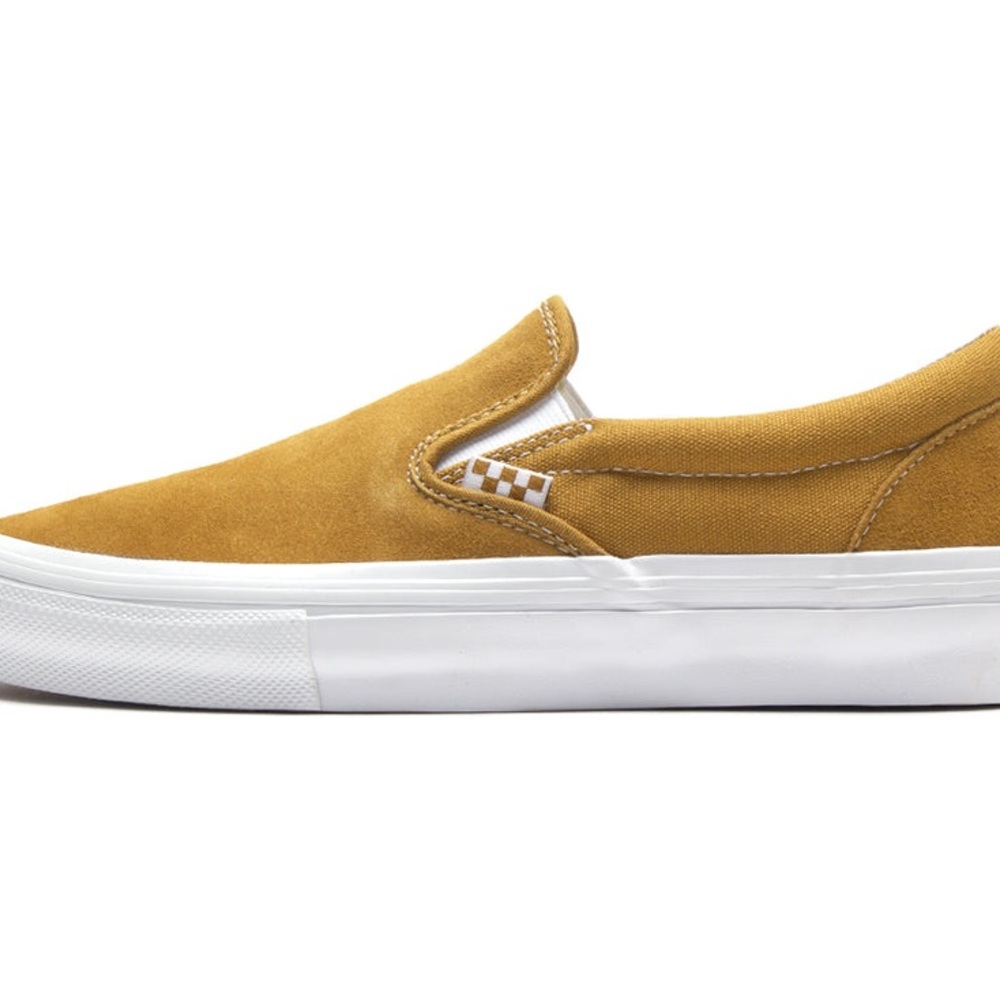 Skate Slip-On Wrapped Shoe
Color: Gold/White